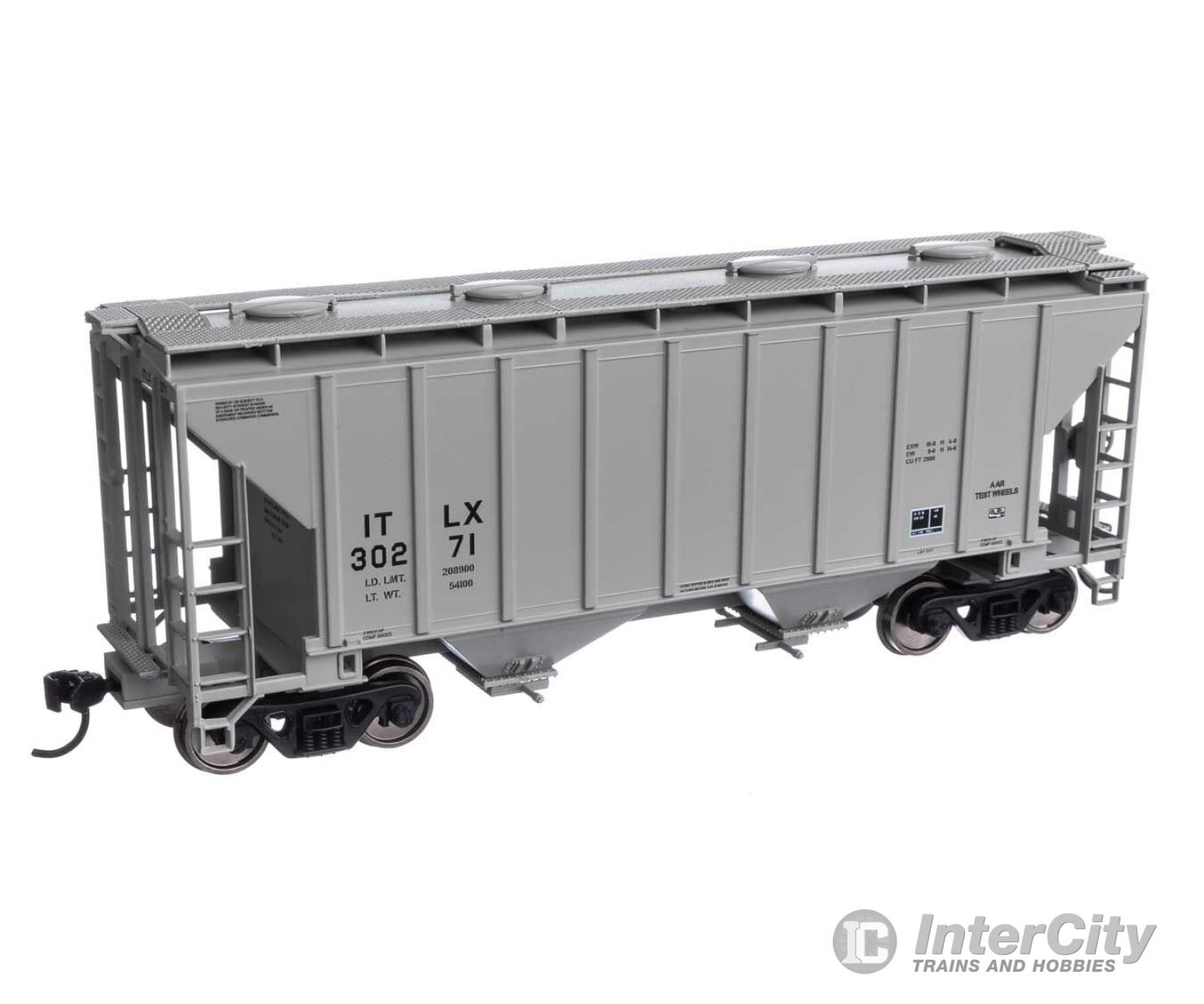 Walthers Mainline 7992 37 2980 Cubic-Foot 2-Bay Covered Hopper - Ready To Run -- Ge Rail Services