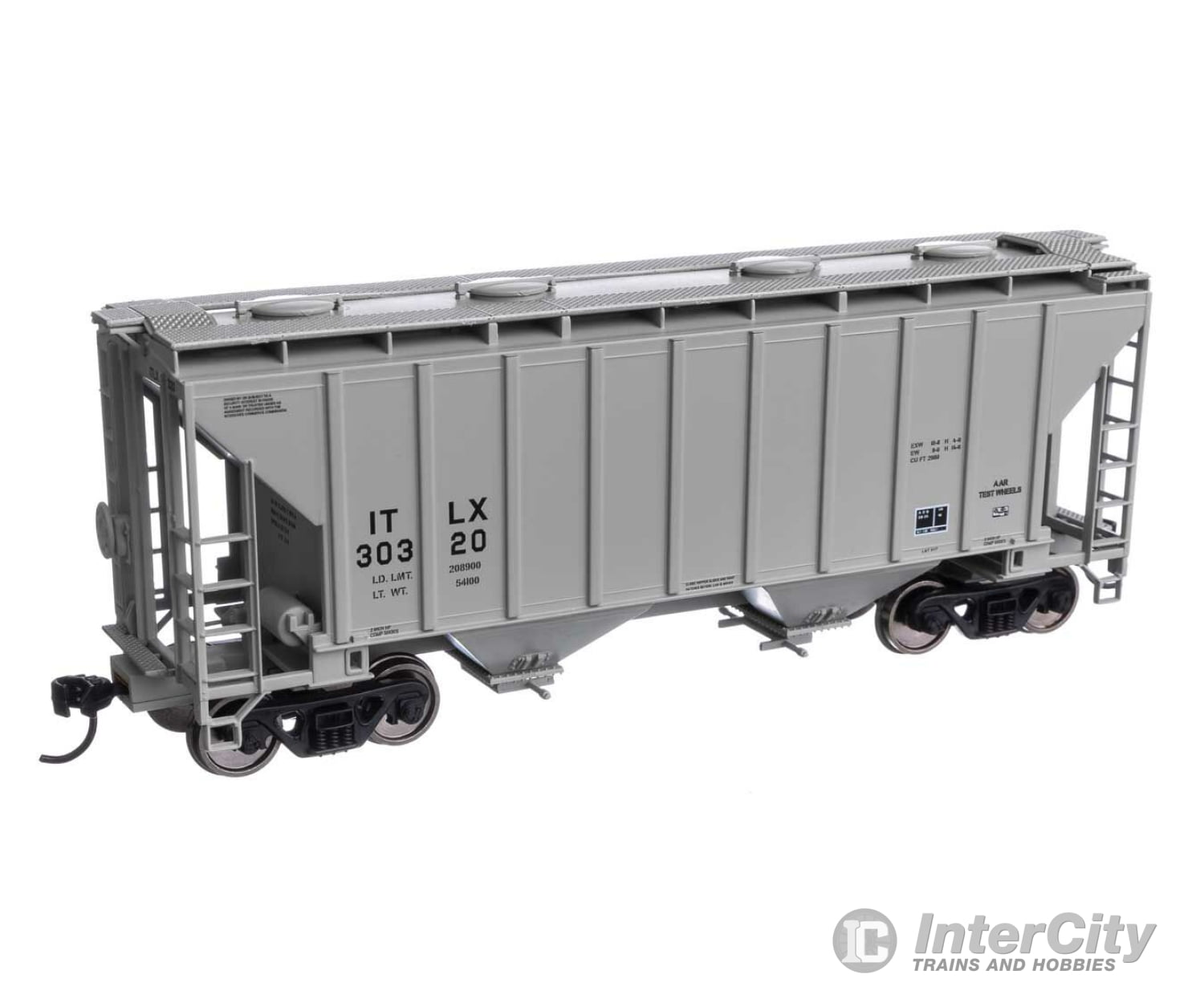 Walthers Mainline 7993 37 2980 Cubic-Foot 2-Bay Covered Hopper - Ready To Run -- Ge Rail Services