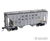 Walthers Mainline 7994 37 2980 Cubic-Foot 2-Bay Covered Hopper - Ready To Run -- Union Pacific(R)