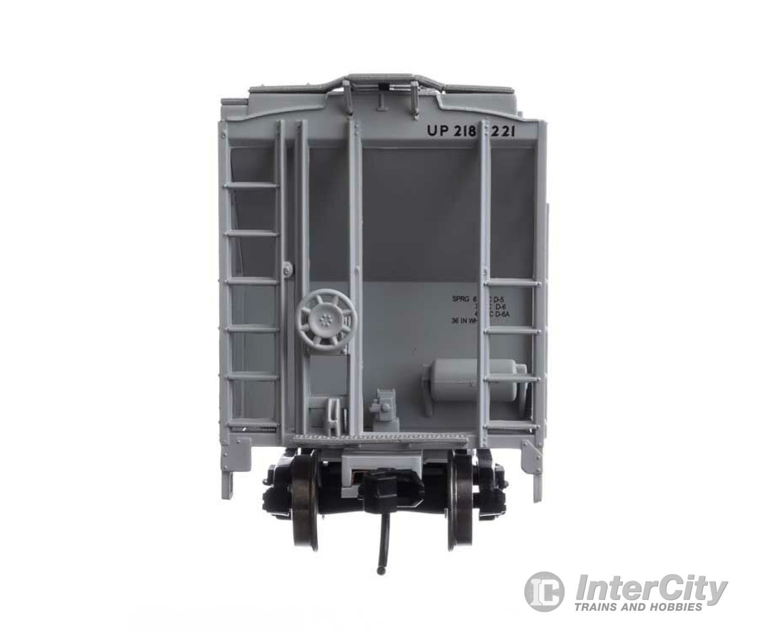 Walthers Mainline 7995 37 2980 Cubic-Foot 2-Bay Covered Hopper - Ready To Run -- Union Pacific(R)