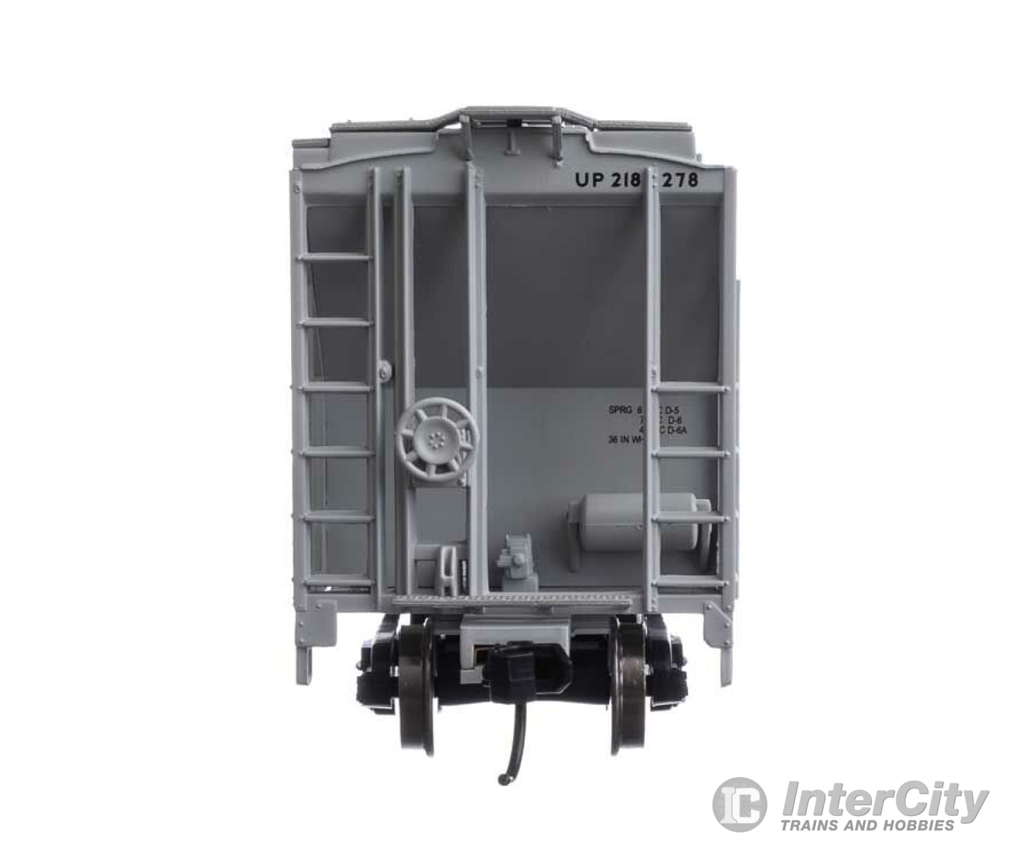 Walthers Mainline 7997 37 2980 Cubic-Foot 2-Bay Covered Hopper - Ready To Run -- Union Pacific(R)