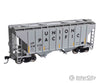 Walthers Mainline 7997 37 2980 Cubic-Foot 2-Bay Covered Hopper - Ready To Run -- Union Pacific(R)