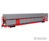 Walthers Mainline 8101 89 Flatcar W/Bi-Level Shielded Auto Rack - Ready To Run -- Santa Fe & #88007