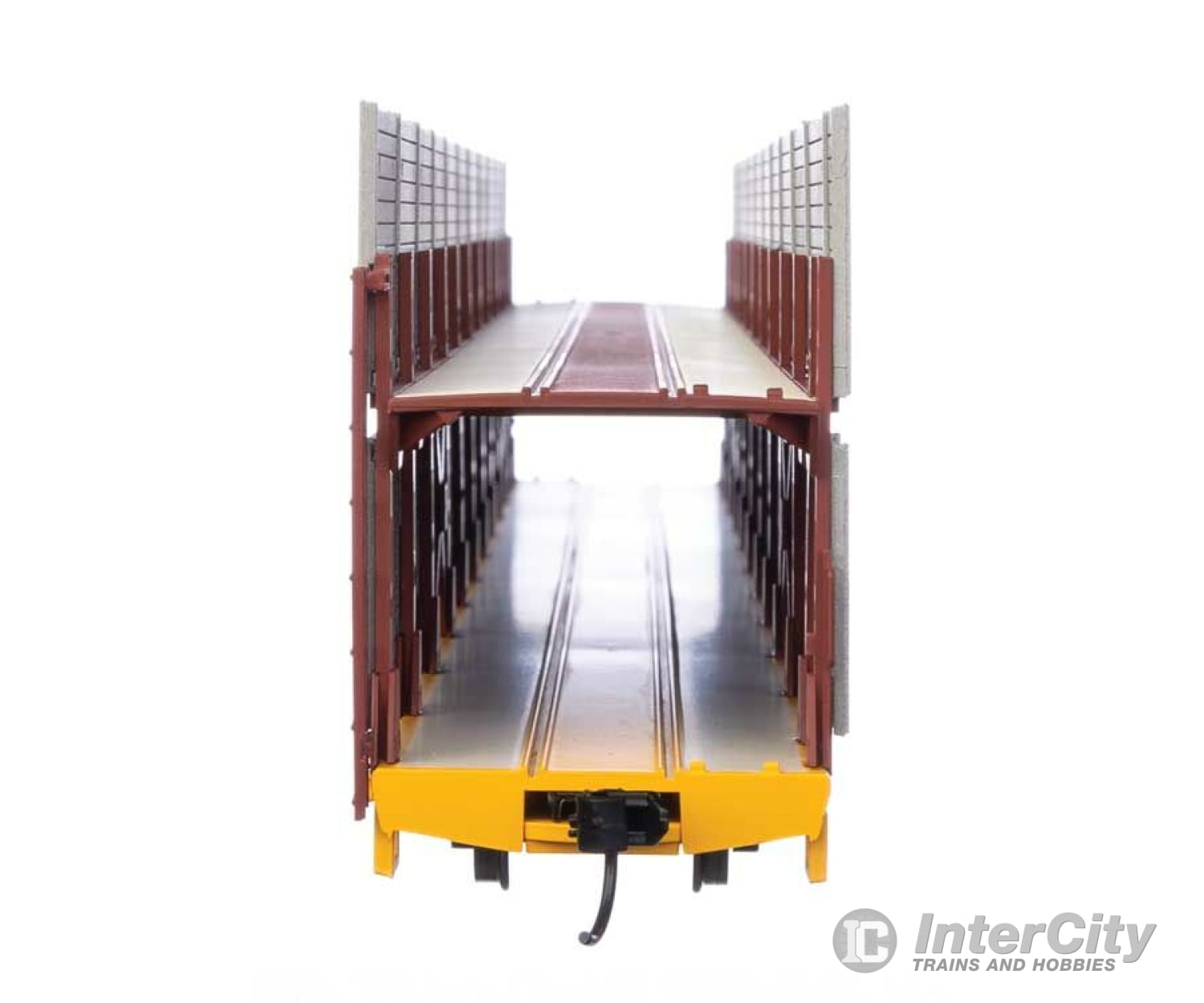 Walthers Mainline 8112 89 Flatcar W/Bi-Level Shielded Auto Rack - Ready To Run -- Conrail Rack/