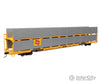 Walthers Mainline 8120 89 Flatcar W/Bi-Level Shielded Auto Rack - Ready To Run -- Milwaukee Road /