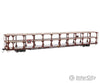 Walthers Mainline 8203 89 Flatcar W/Tri-Level Open Auto Rack - Ready To Run -- Chicago Burlington &