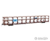 Walthers Mainline 8211 89 Flatcar W/Tri-Level Open Auto Rack - Ready To Run -- Great Northern