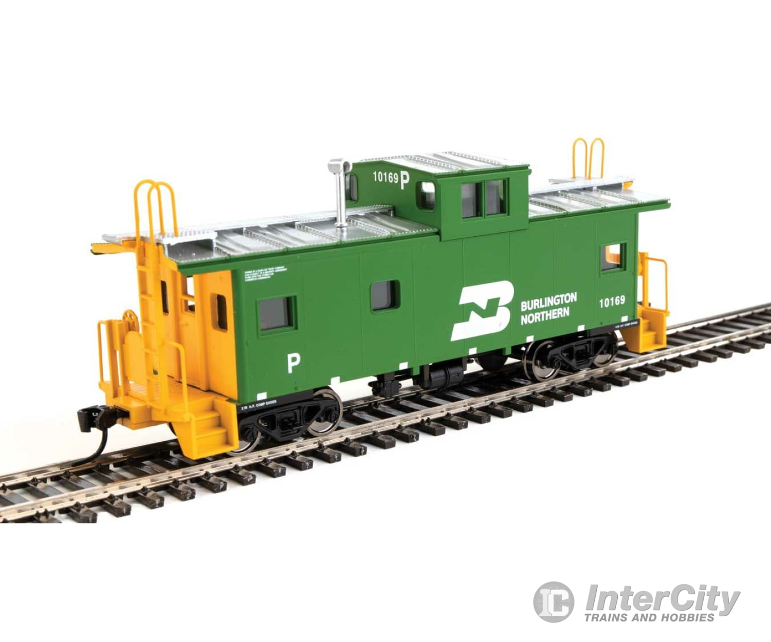 Walthers Mainline 8763 International Wide-Vision Caboose - Ready To Run -- Burlington Northern