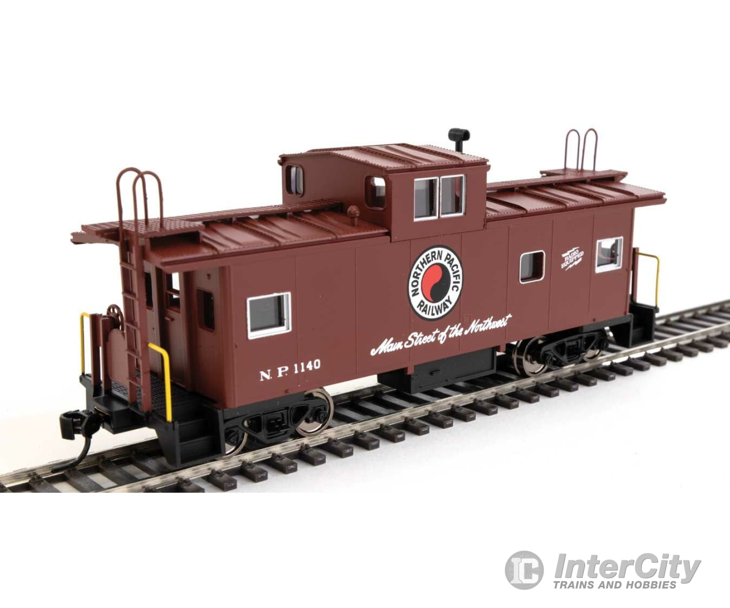 Walthers Mainline 8778 International Wide-Vision Caboose - Ready To Run -- Northern Pacific #1140