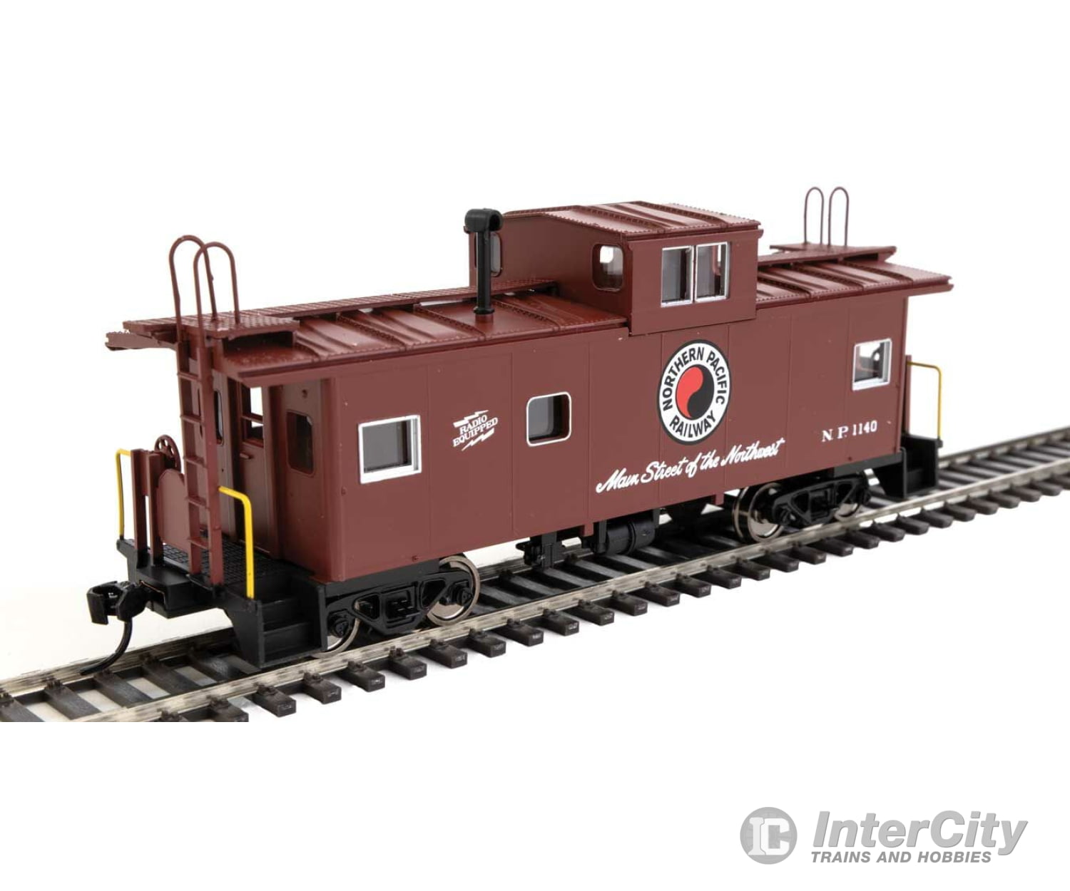 Walthers Mainline 8778 International Wide-Vision Caboose - Ready To Run -- Northern Pacific #1140