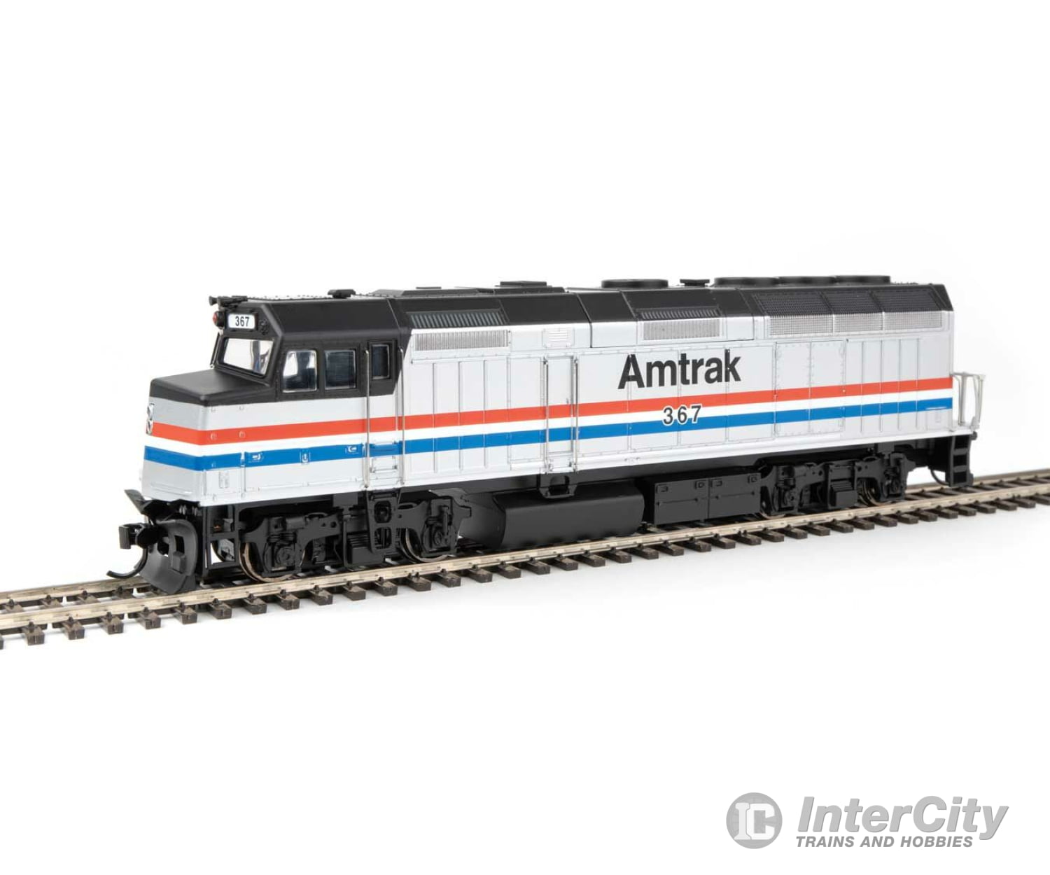 Walthers Mainline 9466 Emd F40Ph - Standard Dc -- Amtrak(R) #367 (Phase Iii; Equal Red White Blue