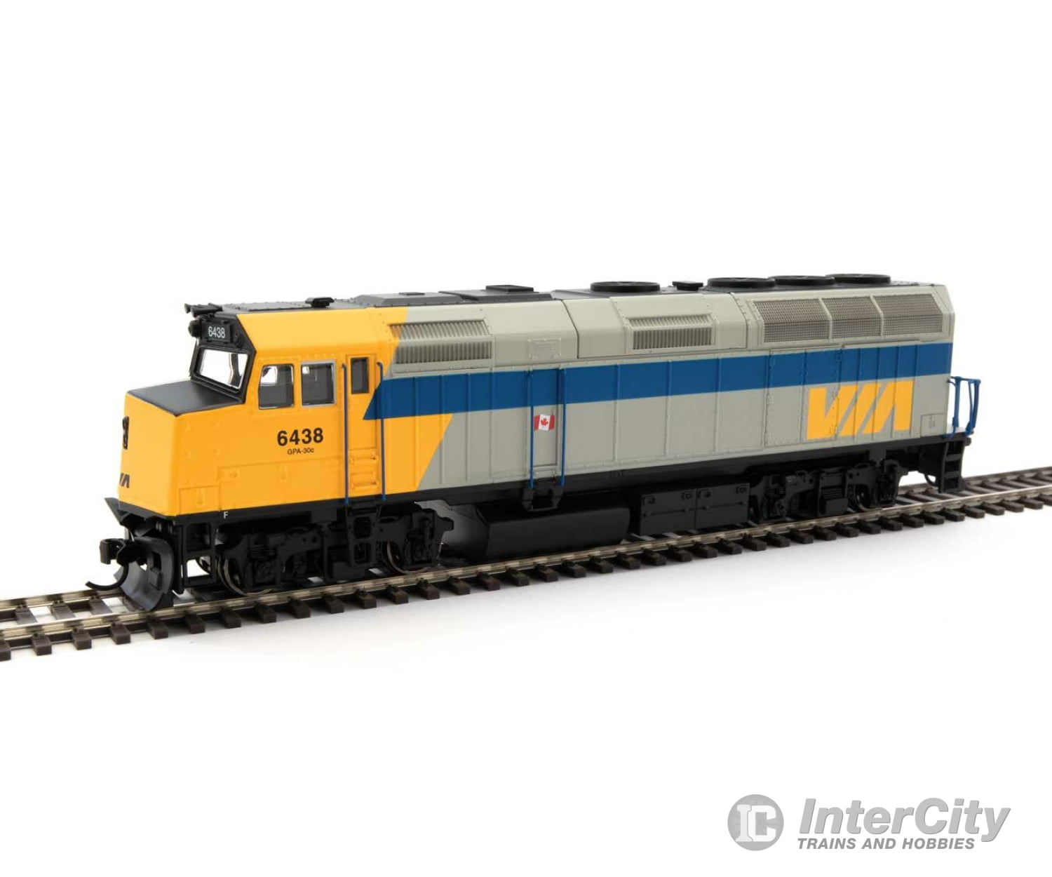 Walthers Mainline 9476 Emd F40Ph - Standard Dc -- Via #6438 Locomotives