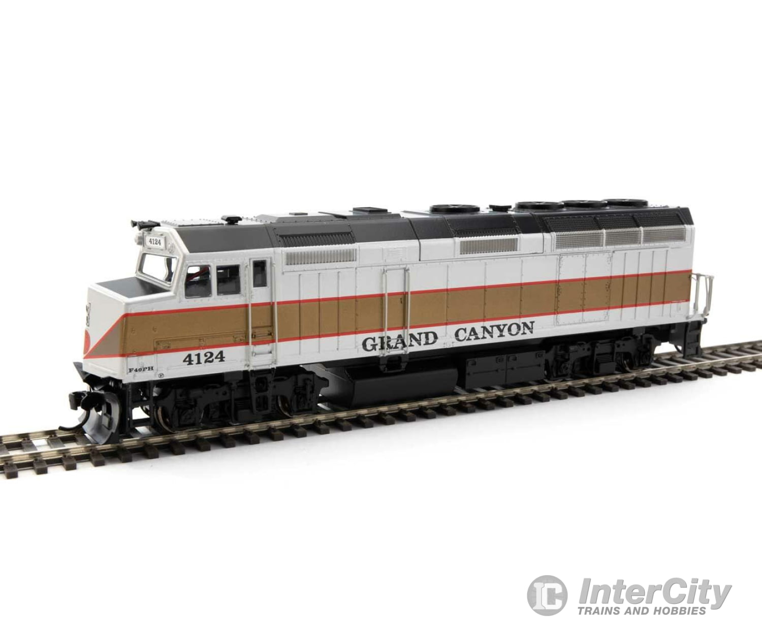 Walthers Mainline 9480 Emd F40Ph - Standard Dc -- Grand Canyon Railway #4124 Locomotives