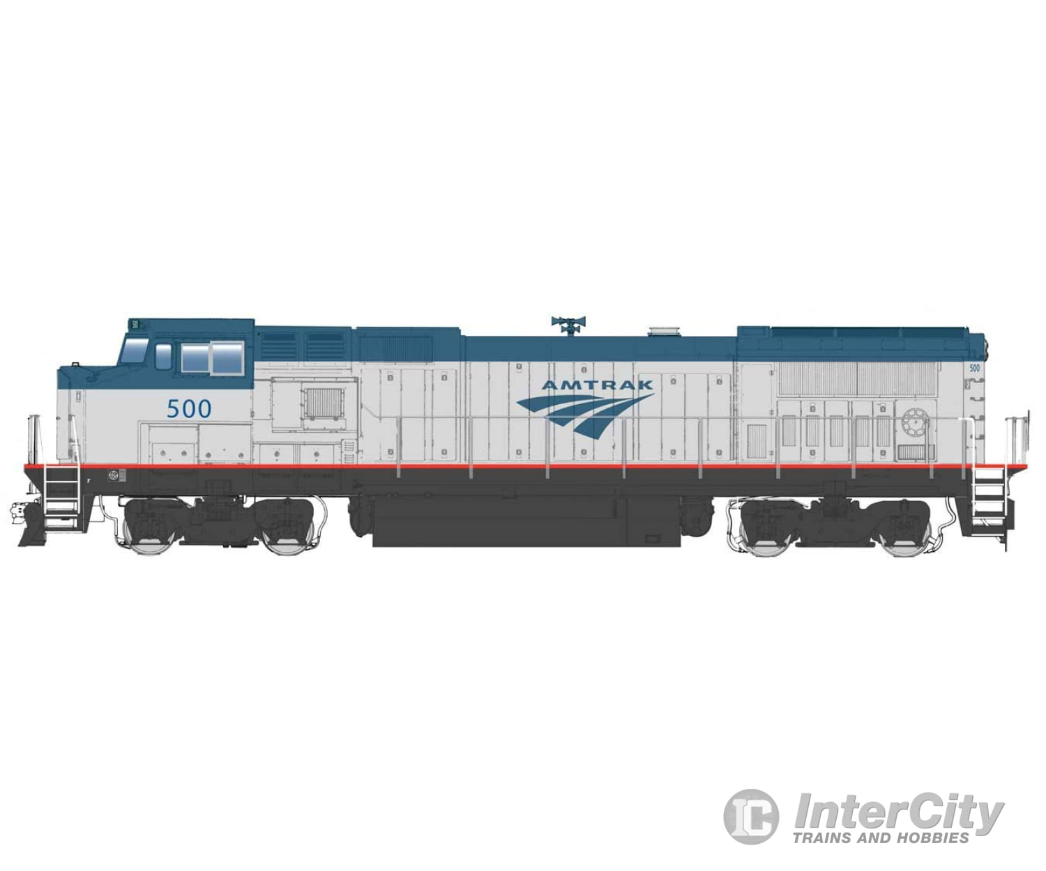 Walthers Mainline 9559 Ge Dash 8 P32-8Bwh - Standard Dc -- Amtrak(R) #500 Phase V (Amtrak Blue