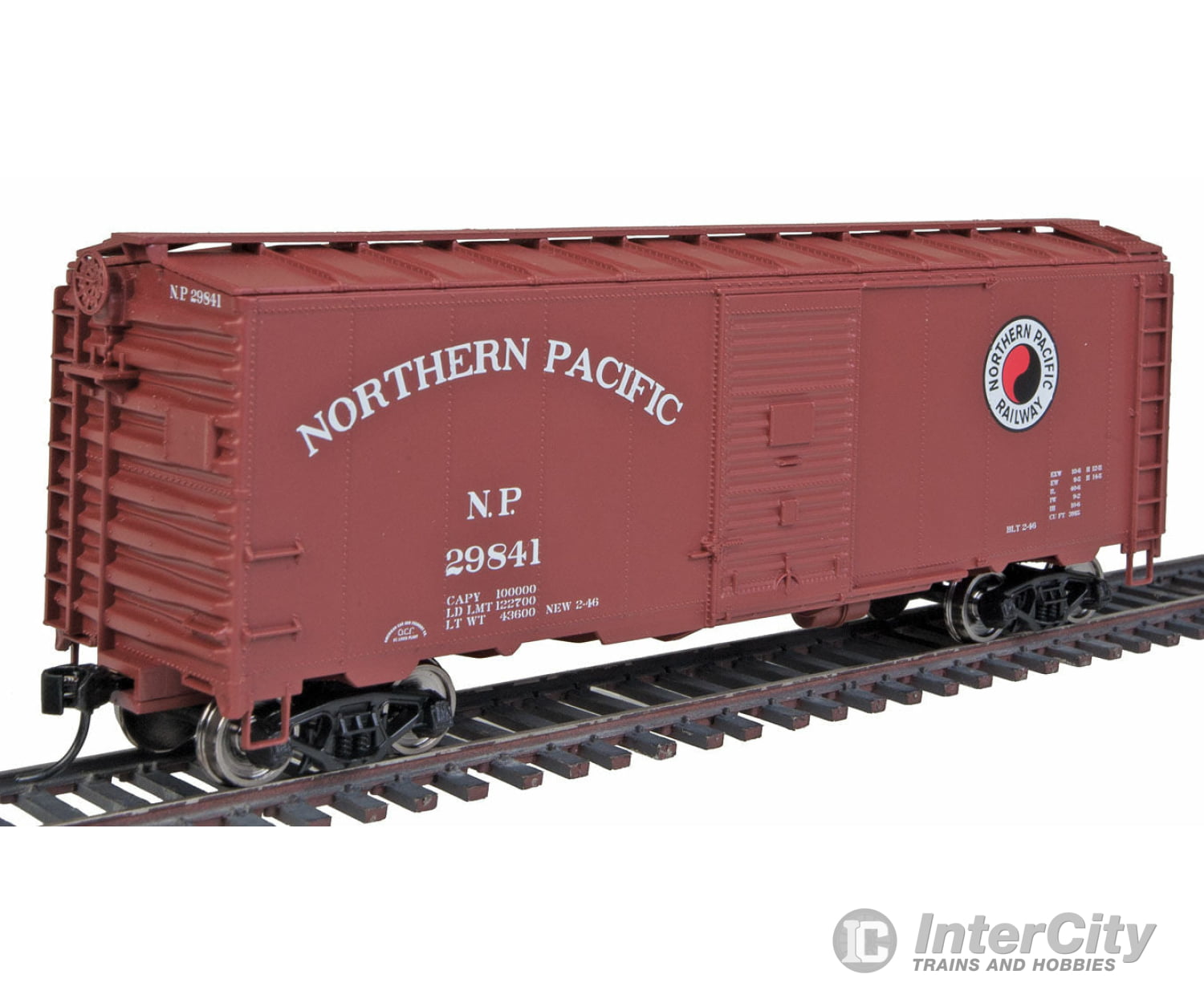 Walthers Mainline Ho 1660 40 Aar 1944 Boxcar - Ready To Run -- Northern Pacific #29841 (Boxcar Red