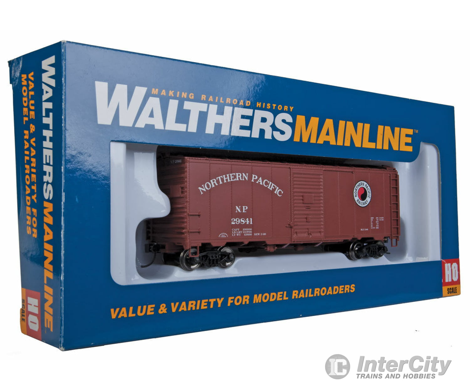 Walthers Mainline Ho 1660 40 Aar 1944 Boxcar - Ready To Run -- Northern Pacific #29841 (Boxcar Red