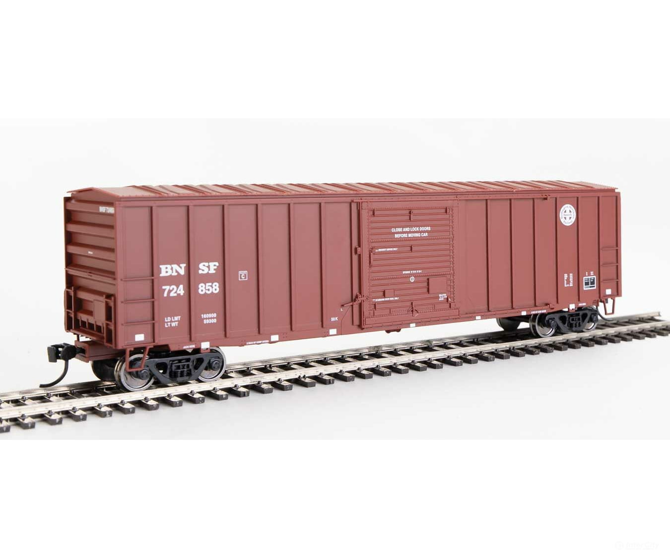 Walthers Mainline Ho 1849 50 Acf Exterior Post Boxcar - Ready To Run -- Burlington Northern Santa Fe