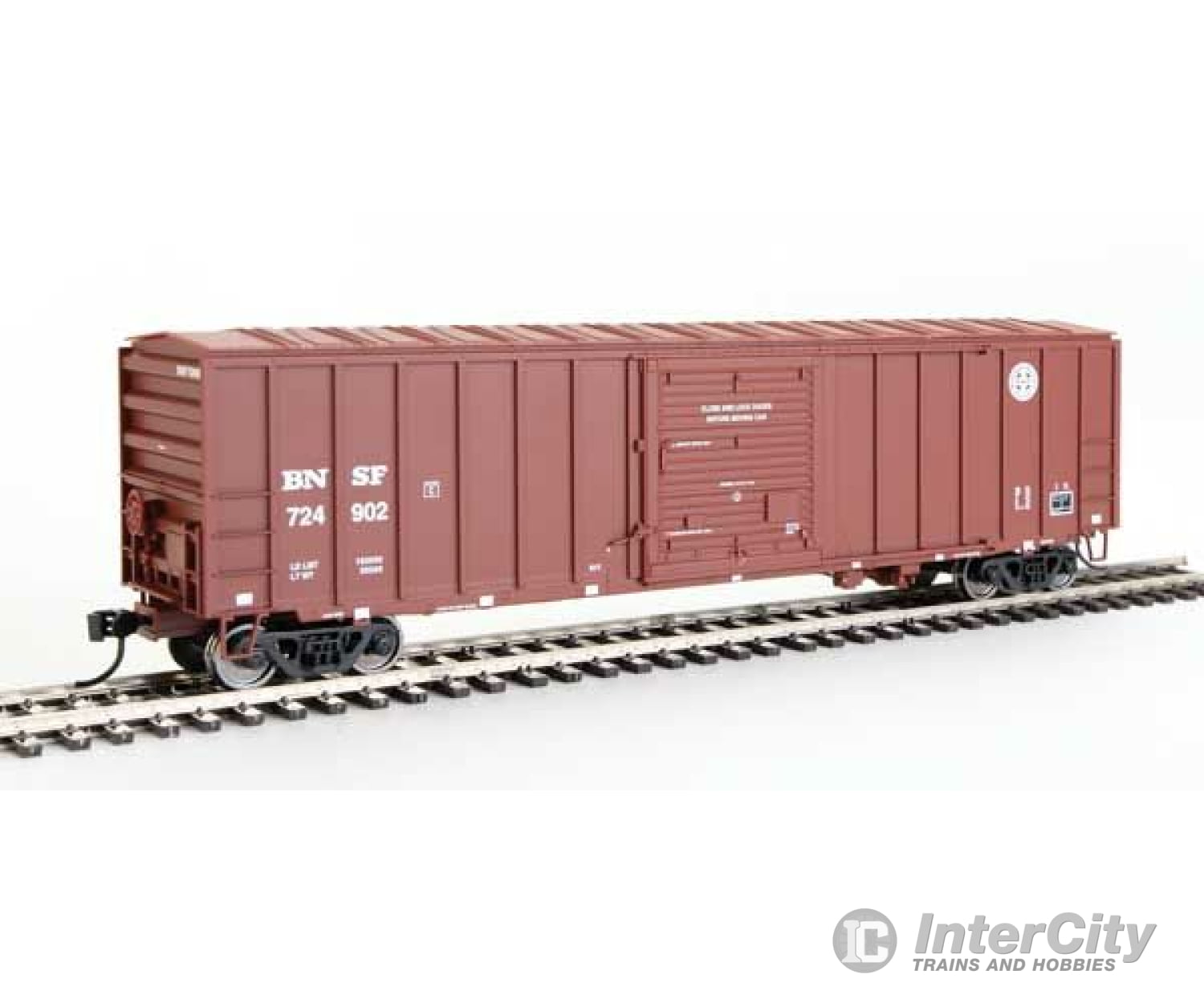 Walthers Mainline Ho 1851 50 Acf Exterior Post Boxcar - Ready To Run -- Burlington Northern Santa Fe