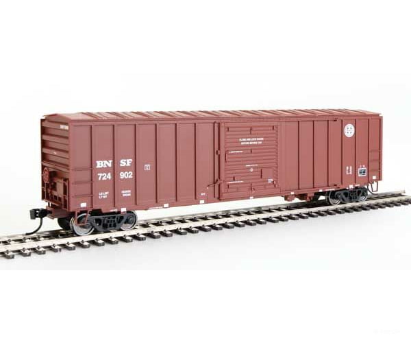 Walthers Mainline Ho 1851 50 Acf Exterior Post Boxcar - Ready To Run -- Burlington Northern Santa Fe