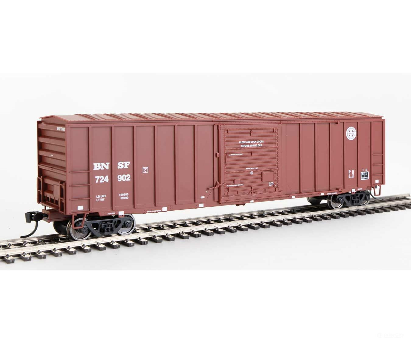 Walthers Mainline Ho 1851 50 Acf Exterior Post Boxcar - Ready To Run -- Burlington Northern Santa Fe