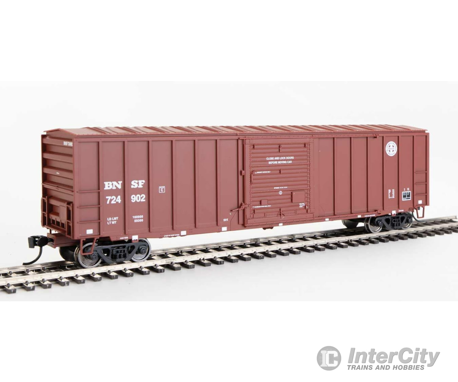 Walthers Mainline Ho 1851 50 Acf Exterior Post Boxcar - Ready To Run -- Burlington Northern Santa Fe