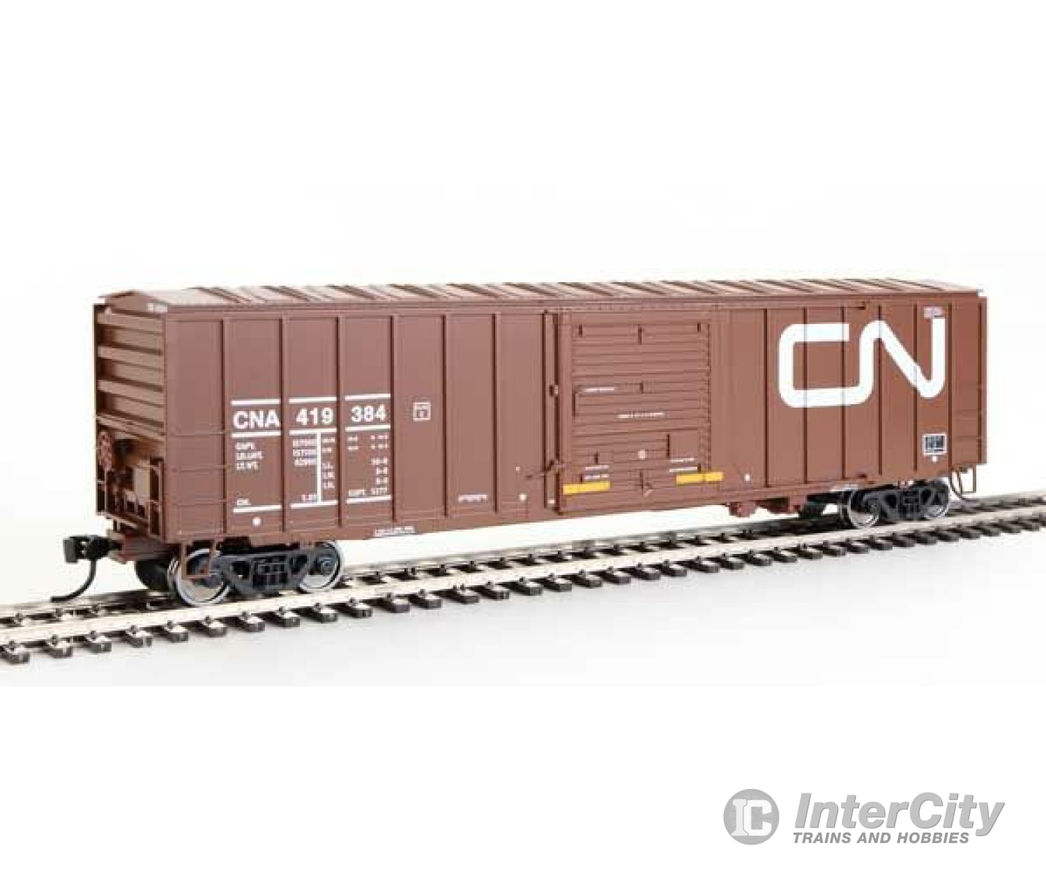 Walthers Mainline Ho 1854 50 Acf Exterior Post Boxcar - Ready To Run -- Canadian National Cna