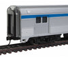 Walthers Mainline Ho 30059 85 Budd Baggage-Lounge - Ready To Run -- Via Rail Canada (Silver Blue