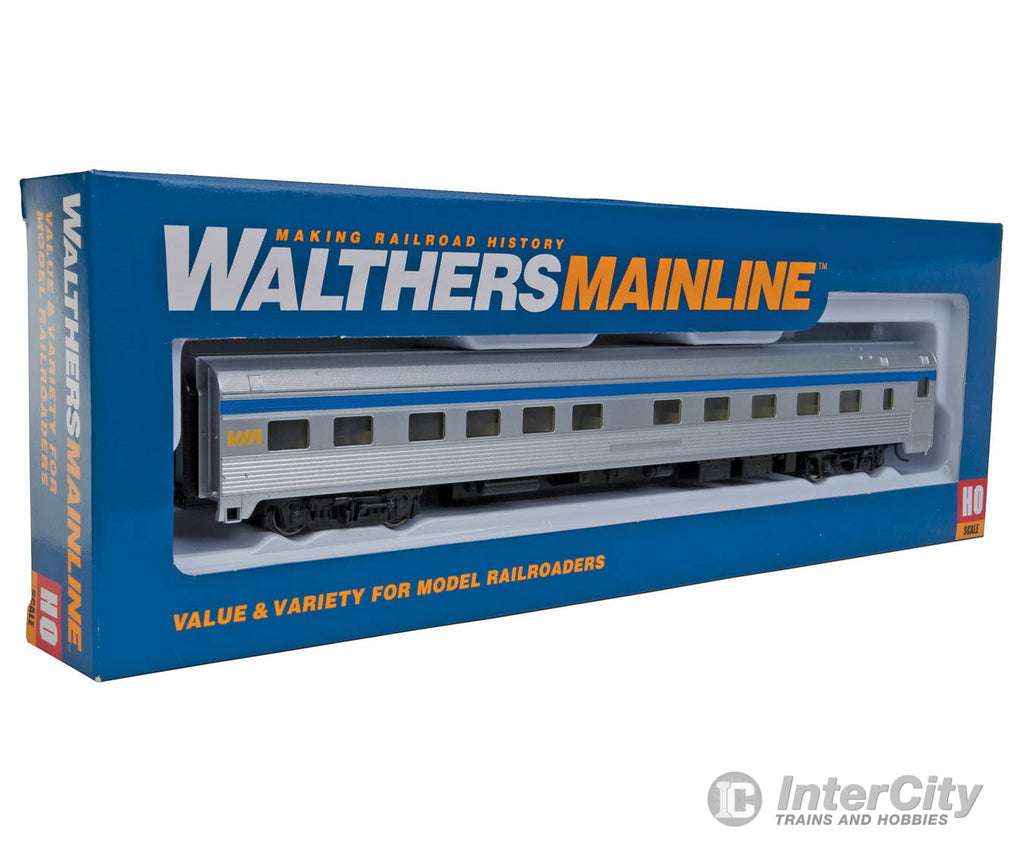 Walthers Mainline Ho 30109 85 Budd 10-6 Sleeper - Ready To Run -- Via Rail Canada (Silver Blue