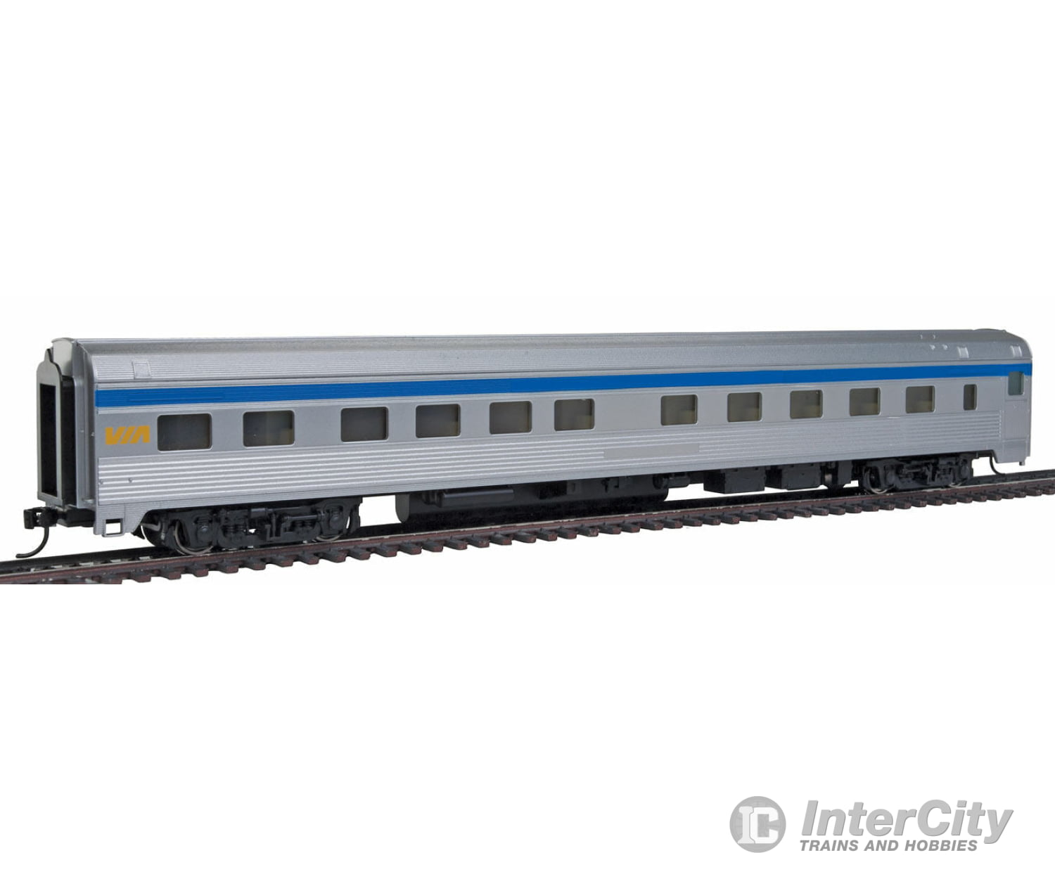 Walthers Mainline Ho 30109 85 Budd 10-6 Sleeper - Ready To Run -- Via Rail Canada (Silver Blue