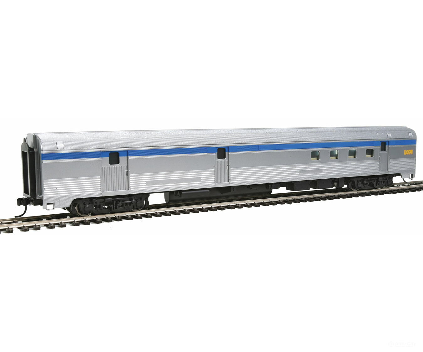 Walthers Mainline Ho 30309 85 Budd Baggage-Railway Post Office - Ready To Run -- Via Rail Canada