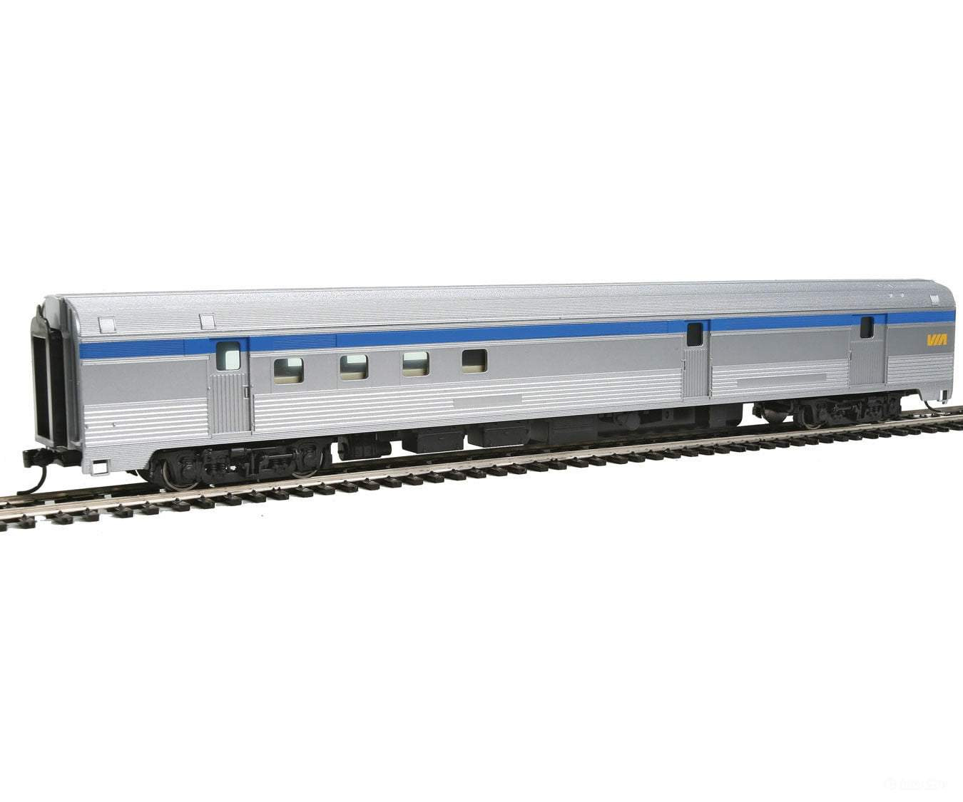 Walthers Mainline Ho 30309 85 Budd Baggage-Railway Post Office - Ready To Run -- Via Rail Canada