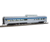 Walthers Mainline Ho 30405 85 Budd Dome Coach - Ready To Run -- Via Rail Canada (Silver Blue Yellow)
