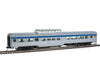 Walthers Mainline Ho 30405 85 Budd Dome Coach - Ready To Run -- Via Rail Canada (Silver Blue Yellow)