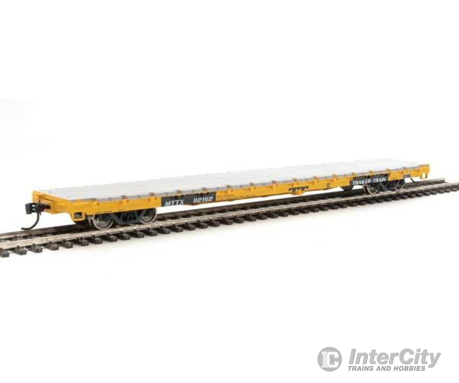 Walthers Mainline Ho 5340 60 Pullman-Standard Flatcar - Ready To Run -- Trailer-Train Mttx #92162