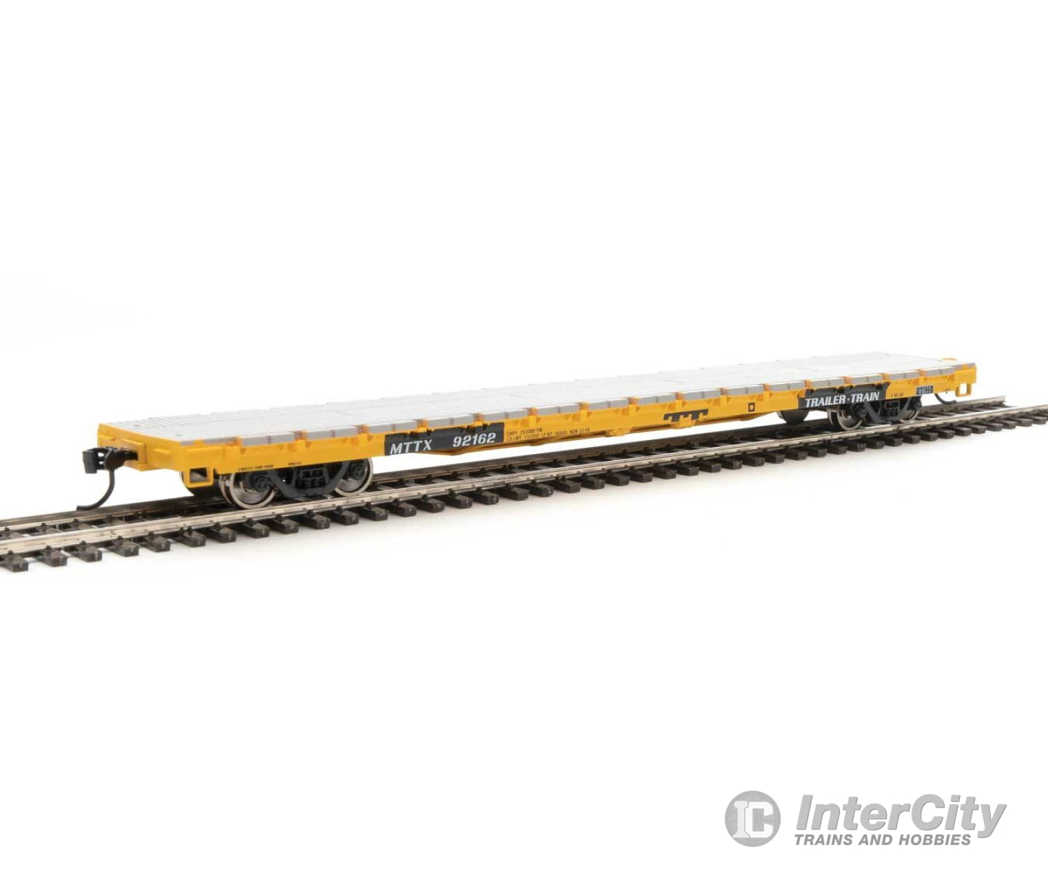 Walthers Mainline Ho 5340 60 Pullman-Standard Flatcar - Ready To Run -- Trailer-Train Mttx #92162