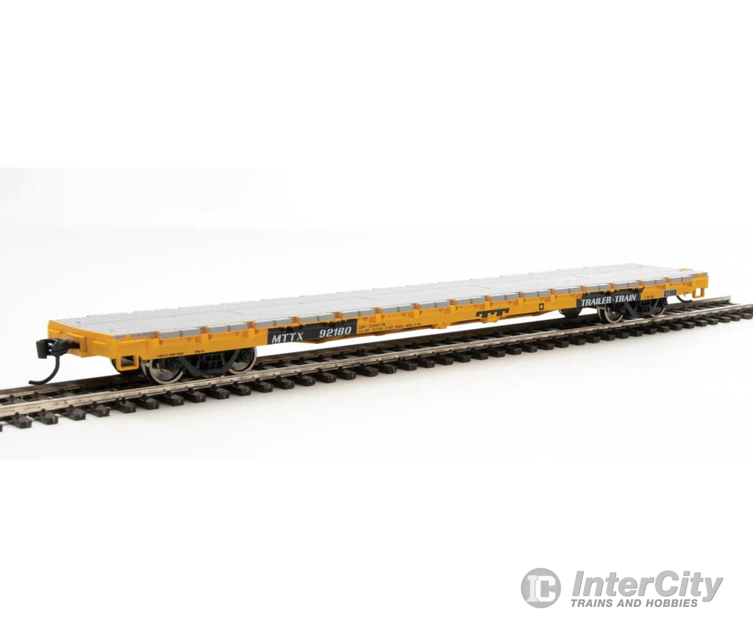 Walthers Mainline Ho 5342 60 Pullman-Standard Flatcar - Ready To Run -- Trailer-Train Mttx #92180