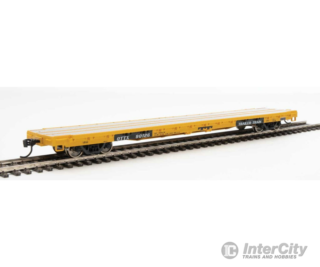 Walthers Mainline Ho 5347 60 Pullman-Standard Flatcar - Ready To Run -- Trailer-Train Ottx #90126