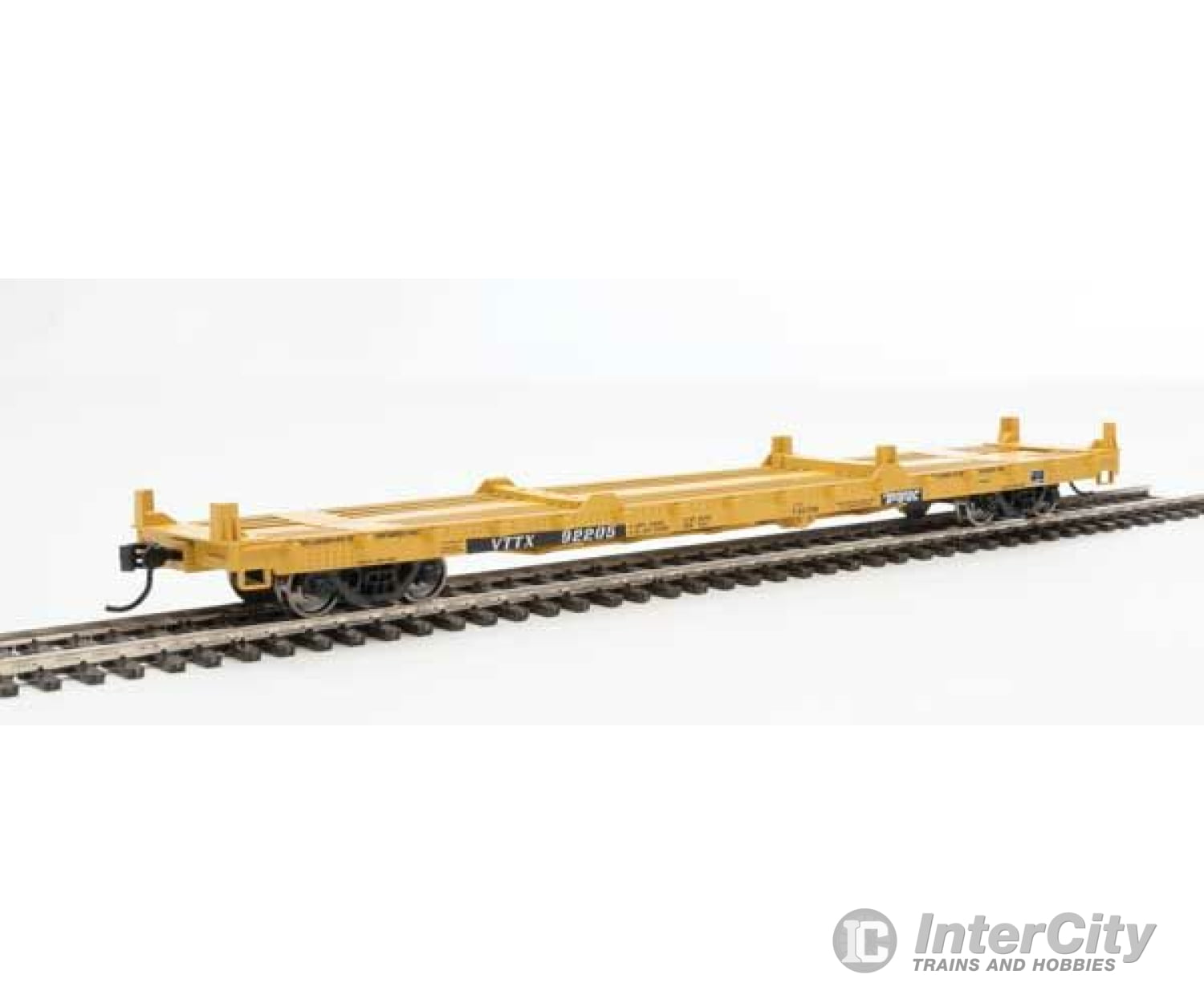 Walthers Mainline Ho 5349 60 Pullman-Standard Flatcar - Ready To Run -- Ttx Vttx #92205 (20 And 40