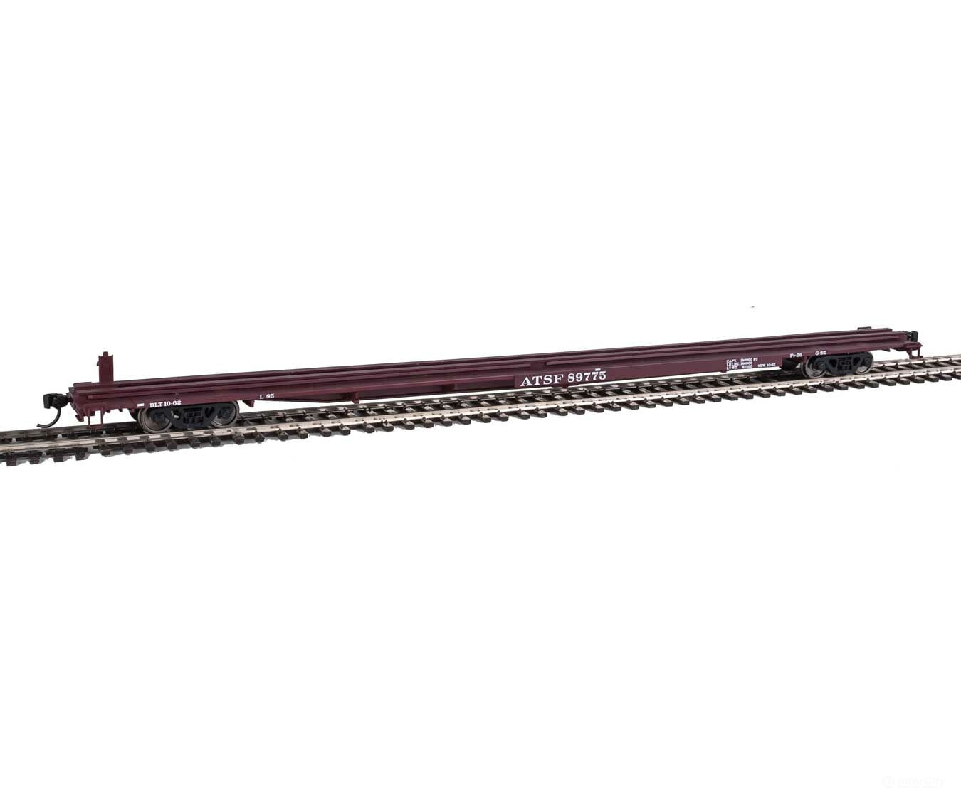 Walthers Mainline Ho 5479 85 General American G85 Flatcar - Ready To Run -- Santa Fe #89775 (Boxcar