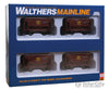 Walthers Mainline Ho 58054 24 Minnesota Taconite Ore Car 4-Pack - Ready To Run -- Duluth Missabe &