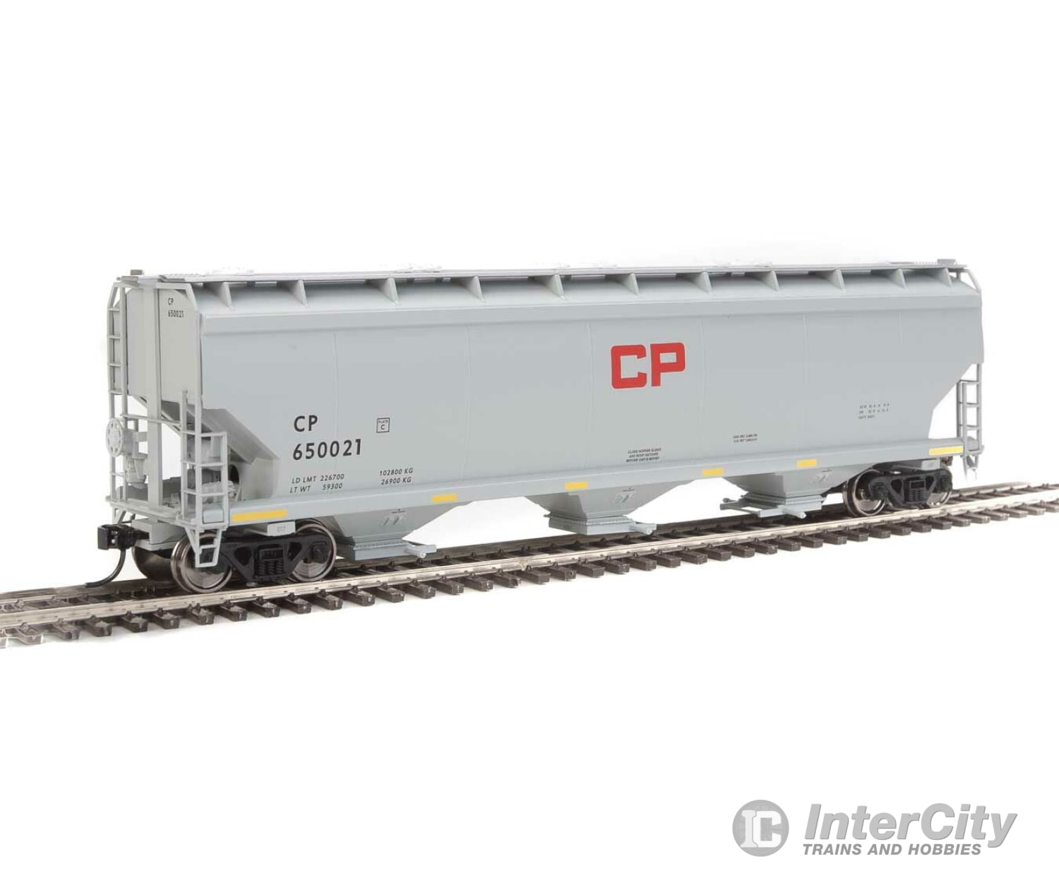 Walthers Mainline Ho 7693 60 Nsc 5150 3-Bay Covered Hopper - Ready To Run -- Canadian Pacific