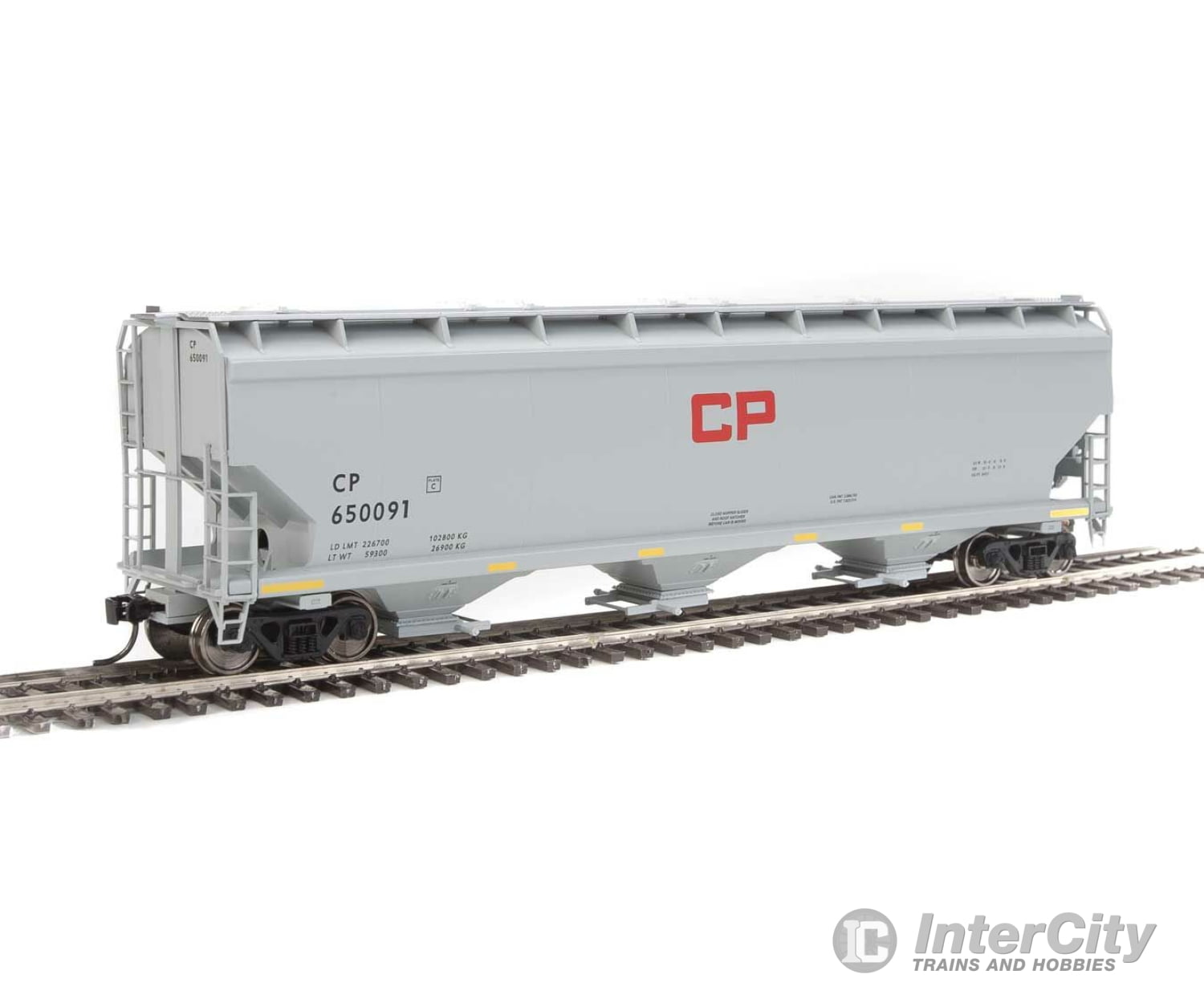 Walthers Mainline Ho 7694 60 Nsc 5150 3-Bay Covered Hopper - Ready To Run -- Canadian Pacific