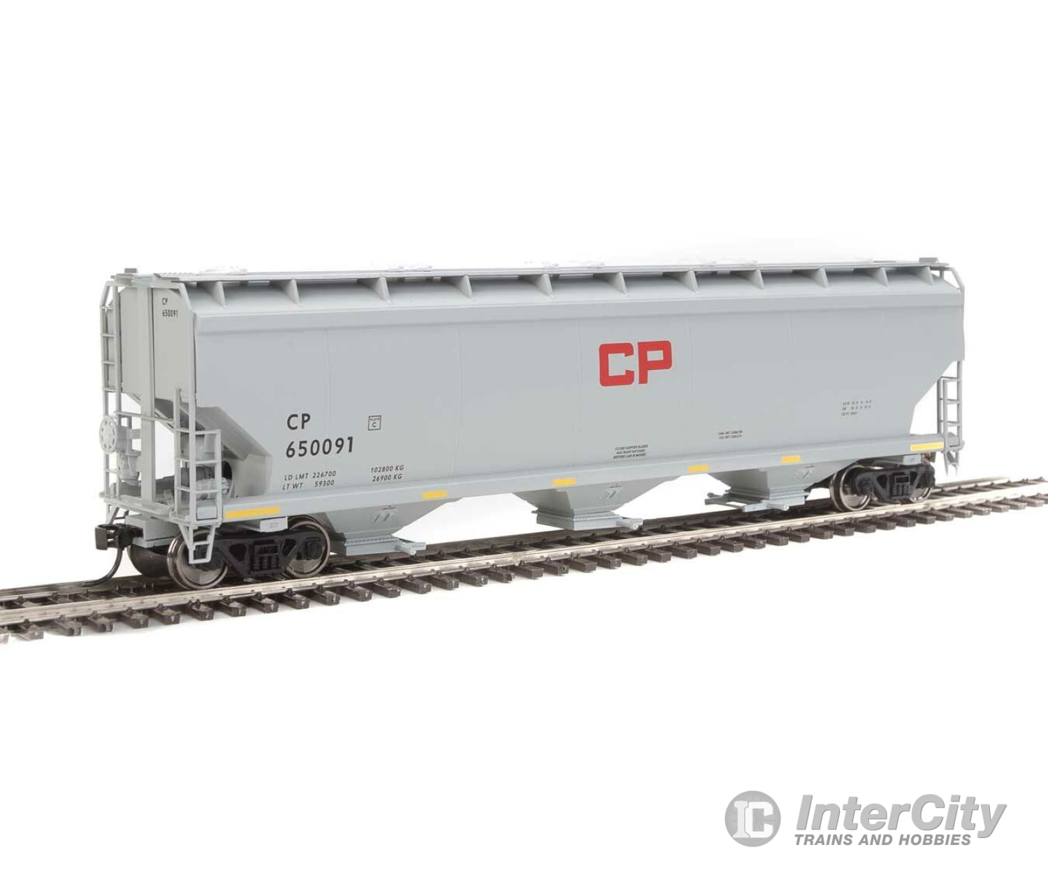 Walthers Mainline Ho 7694 60 Nsc 5150 3-Bay Covered Hopper - Ready To Run -- Canadian Pacific