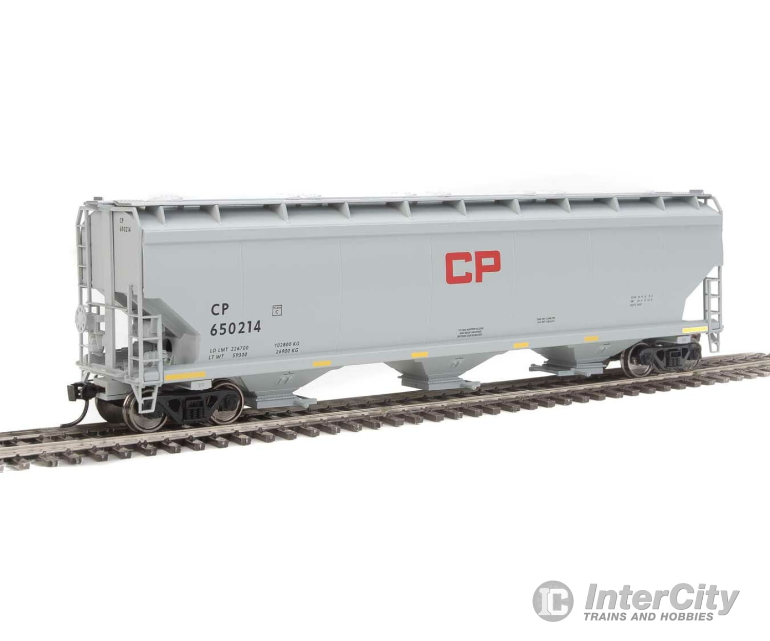 Walthers Mainline Ho 7695 60 Nsc 5150 3-Bay Covered Hopper - Ready To Run -- Canadian Pacific