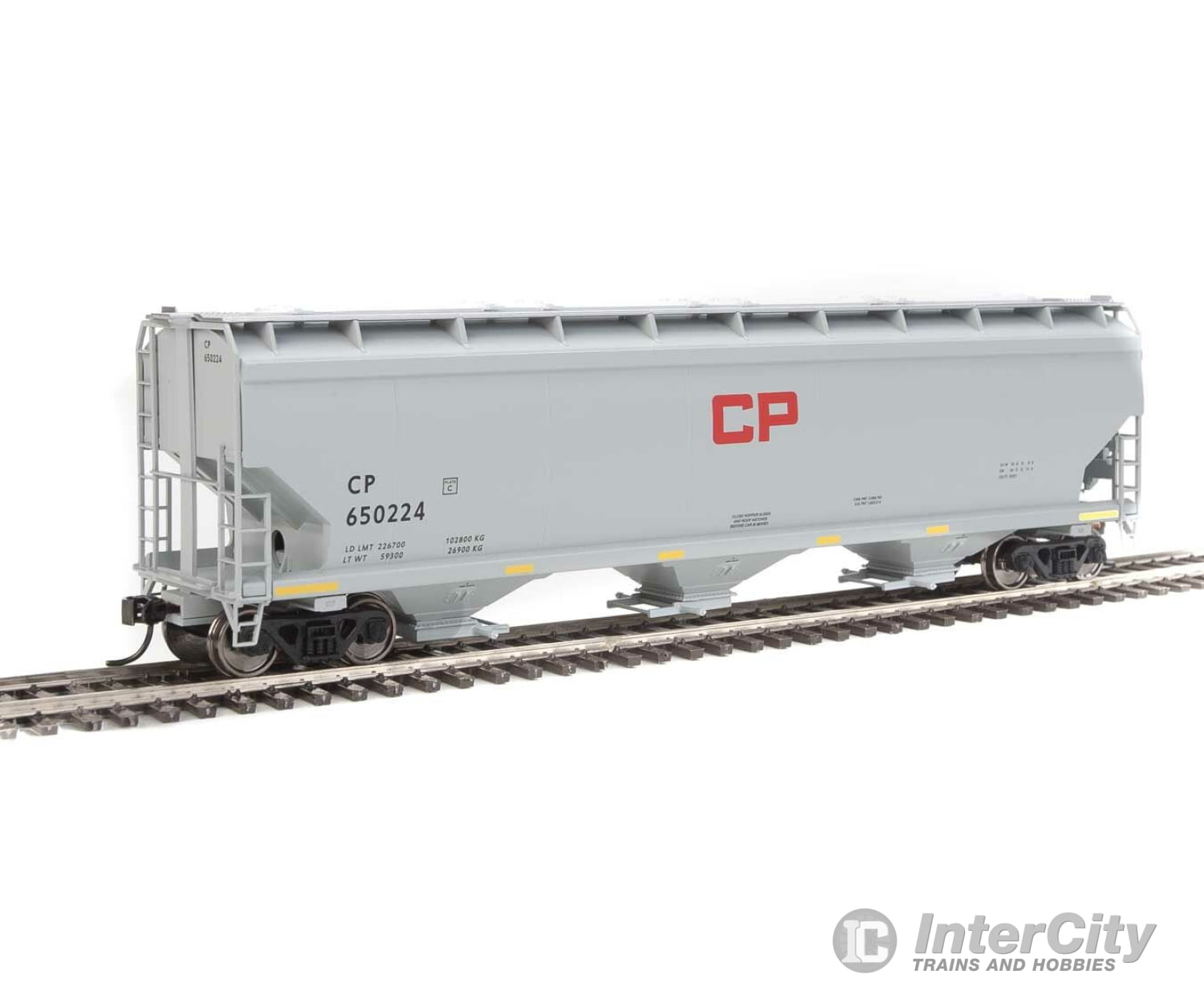 Walthers Mainline Ho 7696 60 Nsc 5150 3-Bay Covered Hopper - Ready To Run -- Canadian Pacific