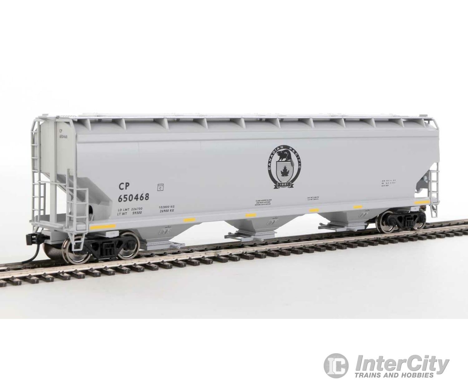 Walthers Mainline Ho 7723 60 Nsc 5150 3-Bay Covered Hopper - Ready To Run -- Canadian Pacific