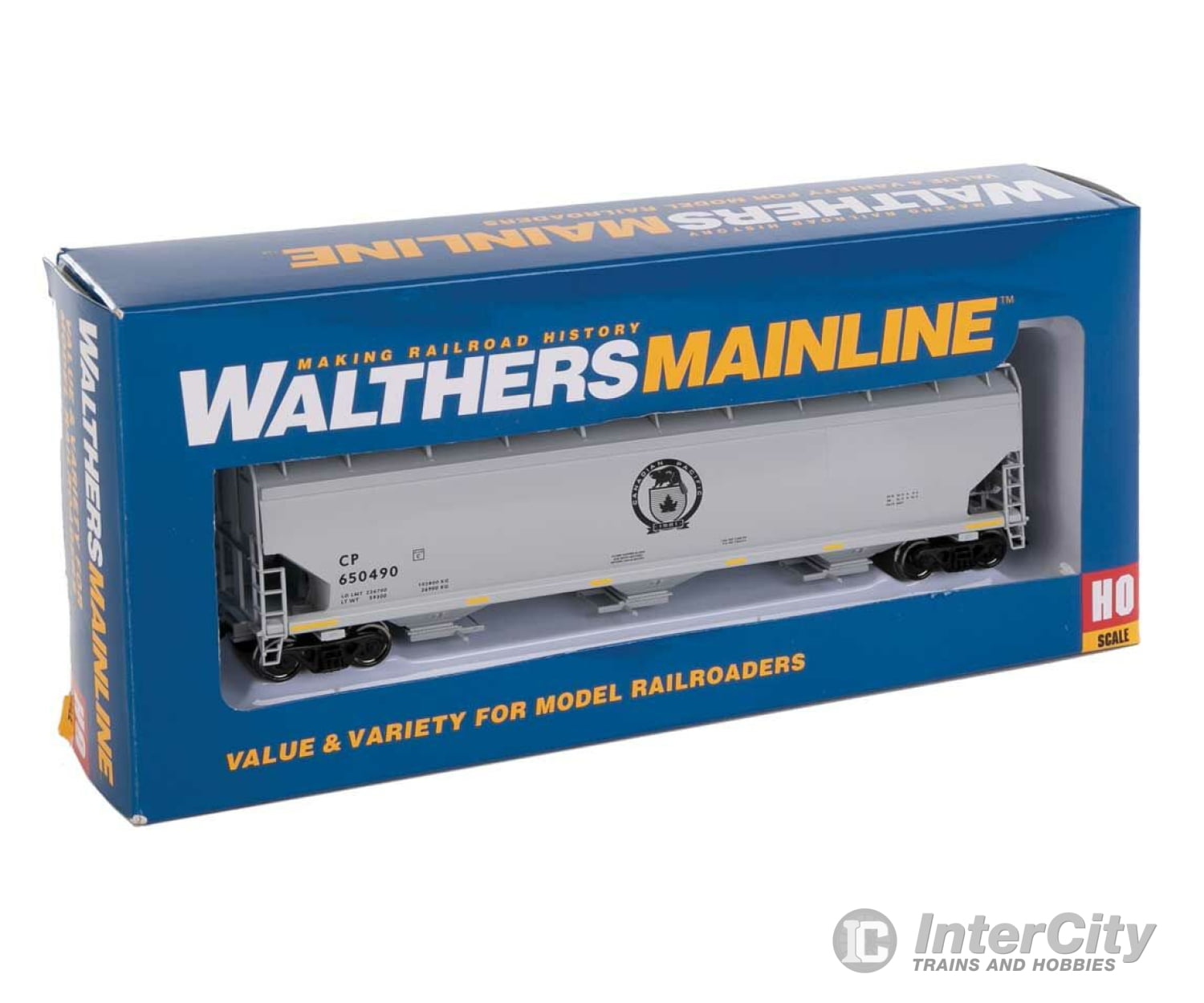 Walthers Mainline Ho 7724 60 Nsc 5150 3-Bay Covered Hopper - Ready To Run -- Canadian Pacific