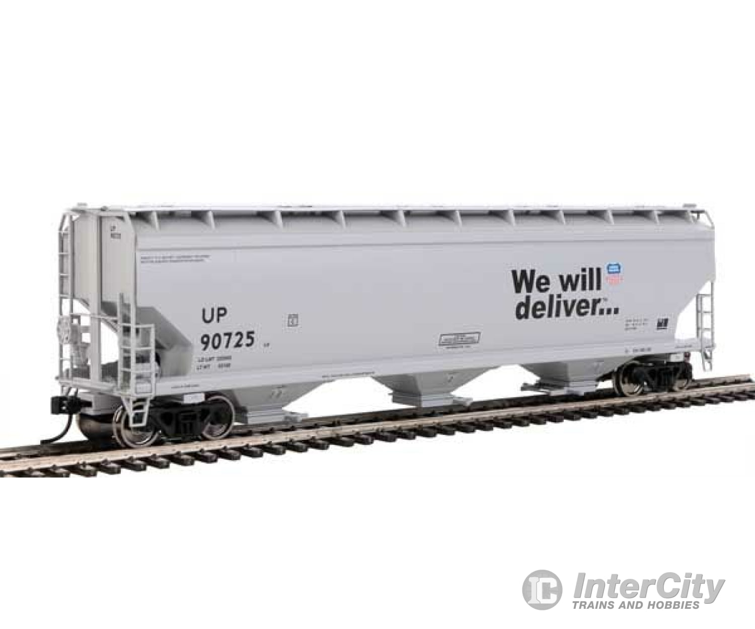 Walthers Mainline Ho 7734 60 Nsc 5150 3-Bay Covered Hopper - Ready To Run -- Union Pacific(R) #90725