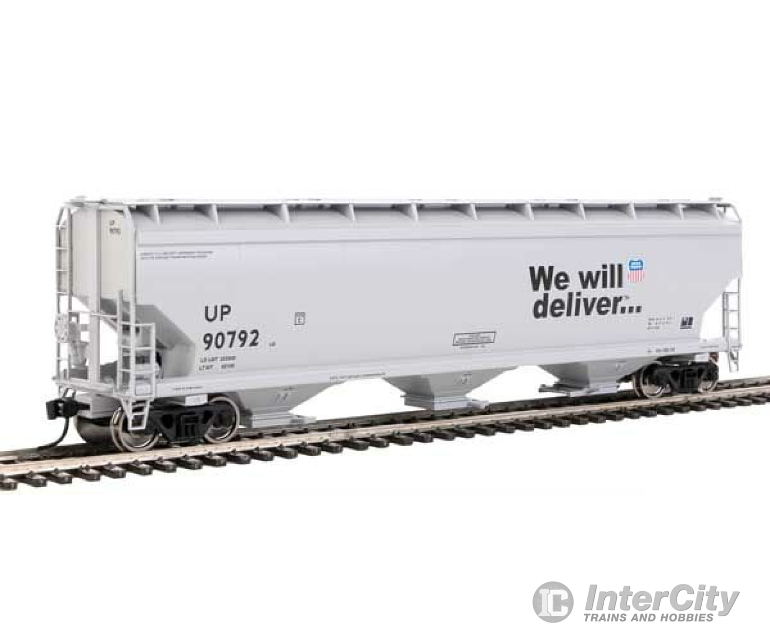 Walthers Mainline Ho 7736 60 Nsc 5150 3-Bay Covered Hopper - Ready To Run -- Union Pacific(R) #90792