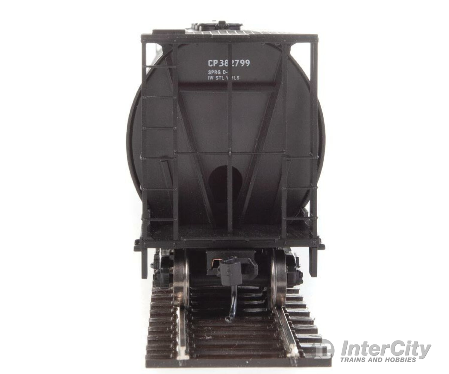 Walthers Mainline Ho 7815 59 Cylindrical Hopper - Ready To Run -- Canadian Pacific #382799 (Black